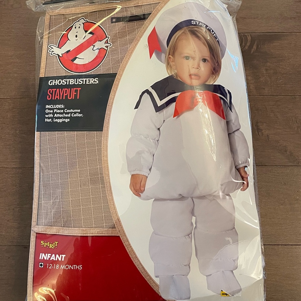 Spirit Stay Puft Infant Costume - White and Navy
